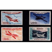 Frankrig - Luftpost - Komplet sæt - Frimærke - Ustemplet.